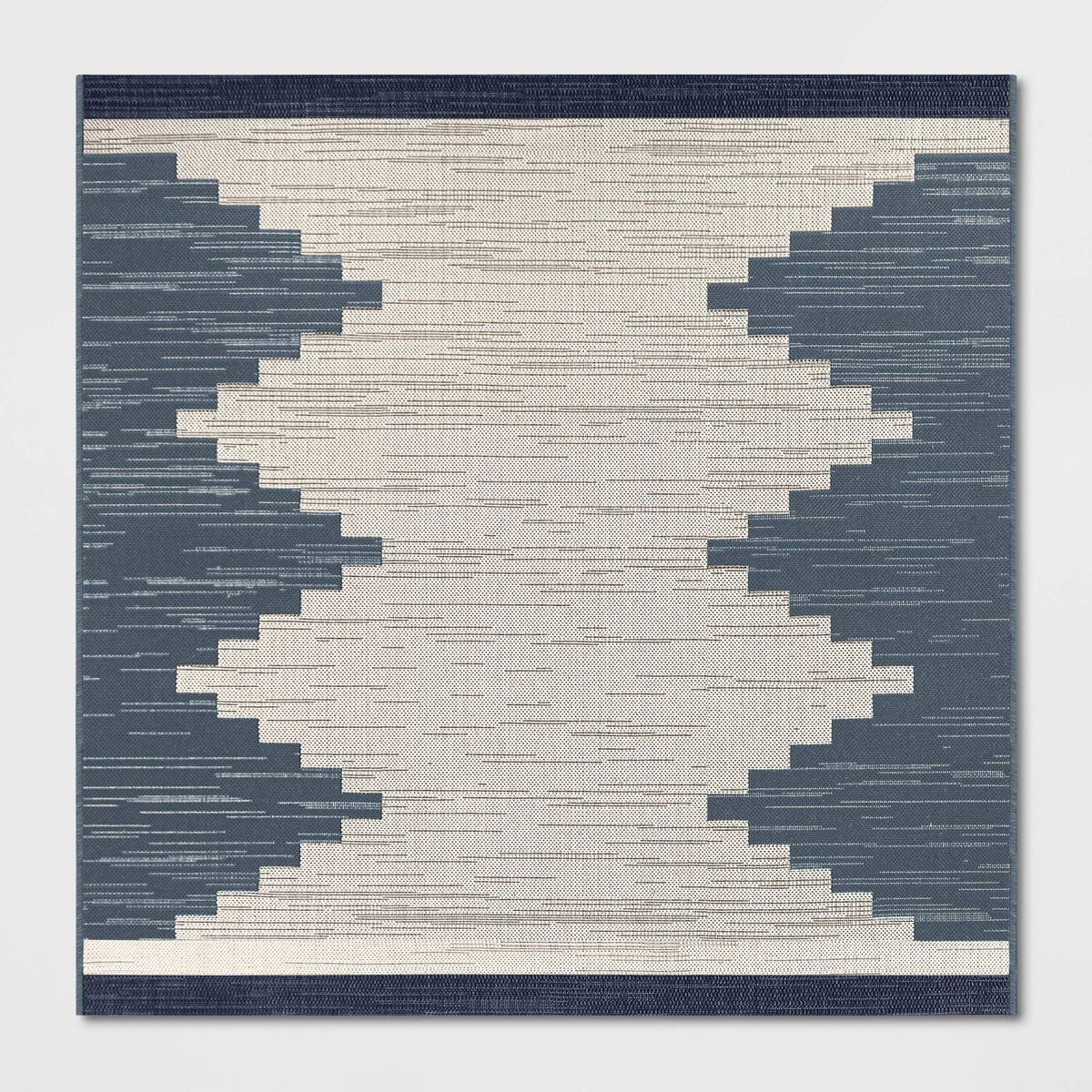 6'7"x6'7" Mod Dessert Outdoor Rug Green/Blue - Threshold™ | Target