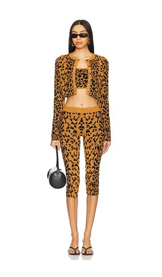Lyle Knit Set in Leopard | Revolve Clothing (Global)