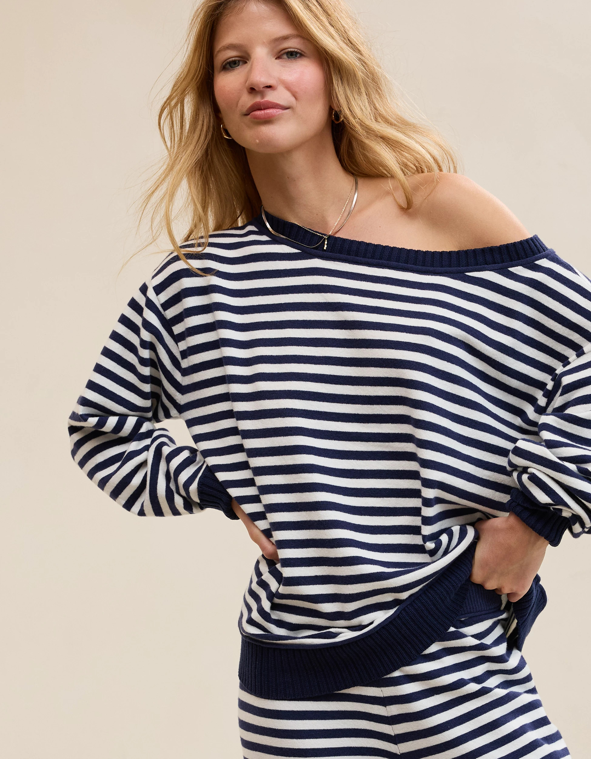 Aerie Sunday Soft Off-The-Shoulder Sweater | Aerie