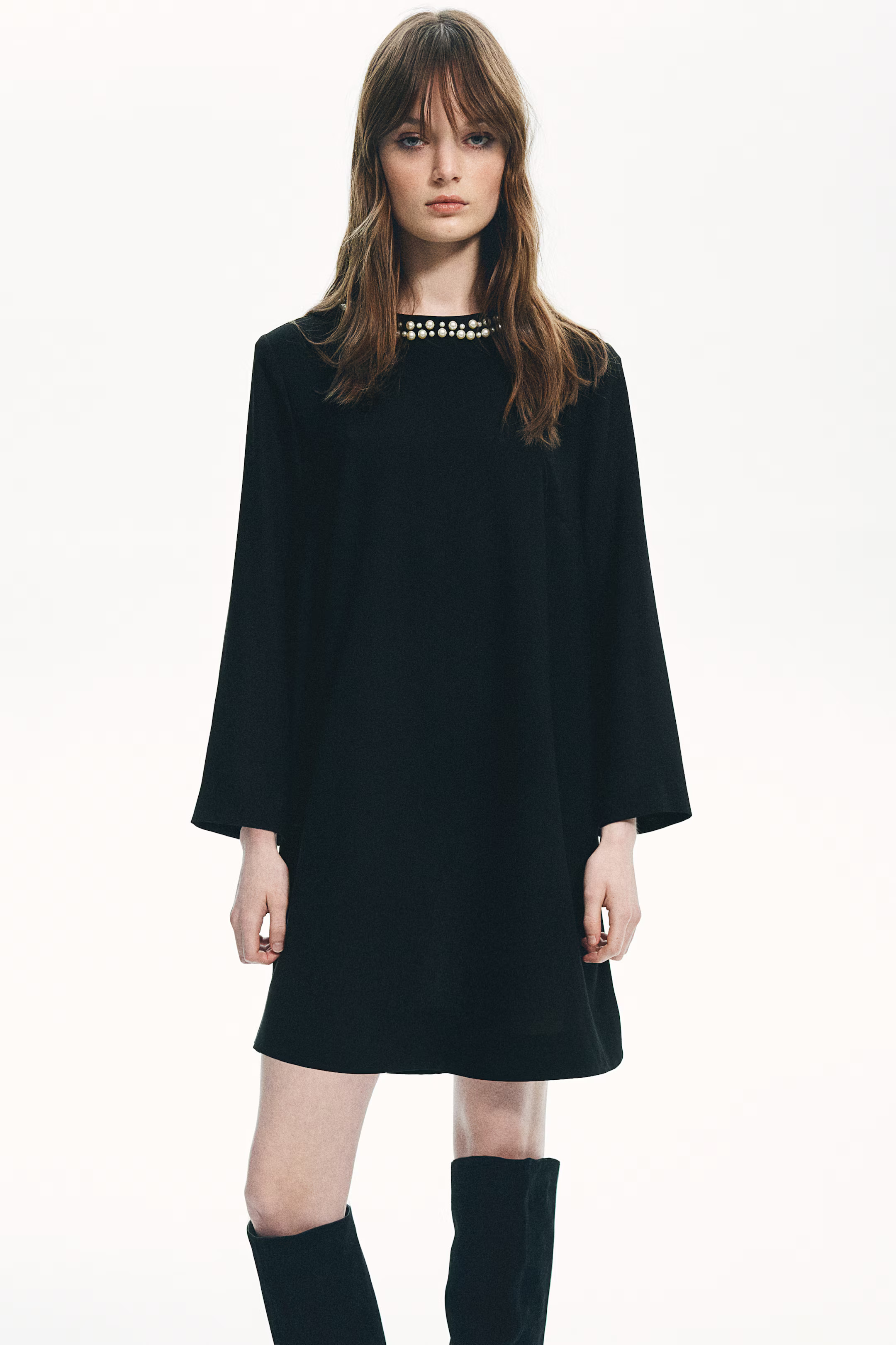 Embellished Dress - Black - Ladies | H&M US | H&M (US + CA)