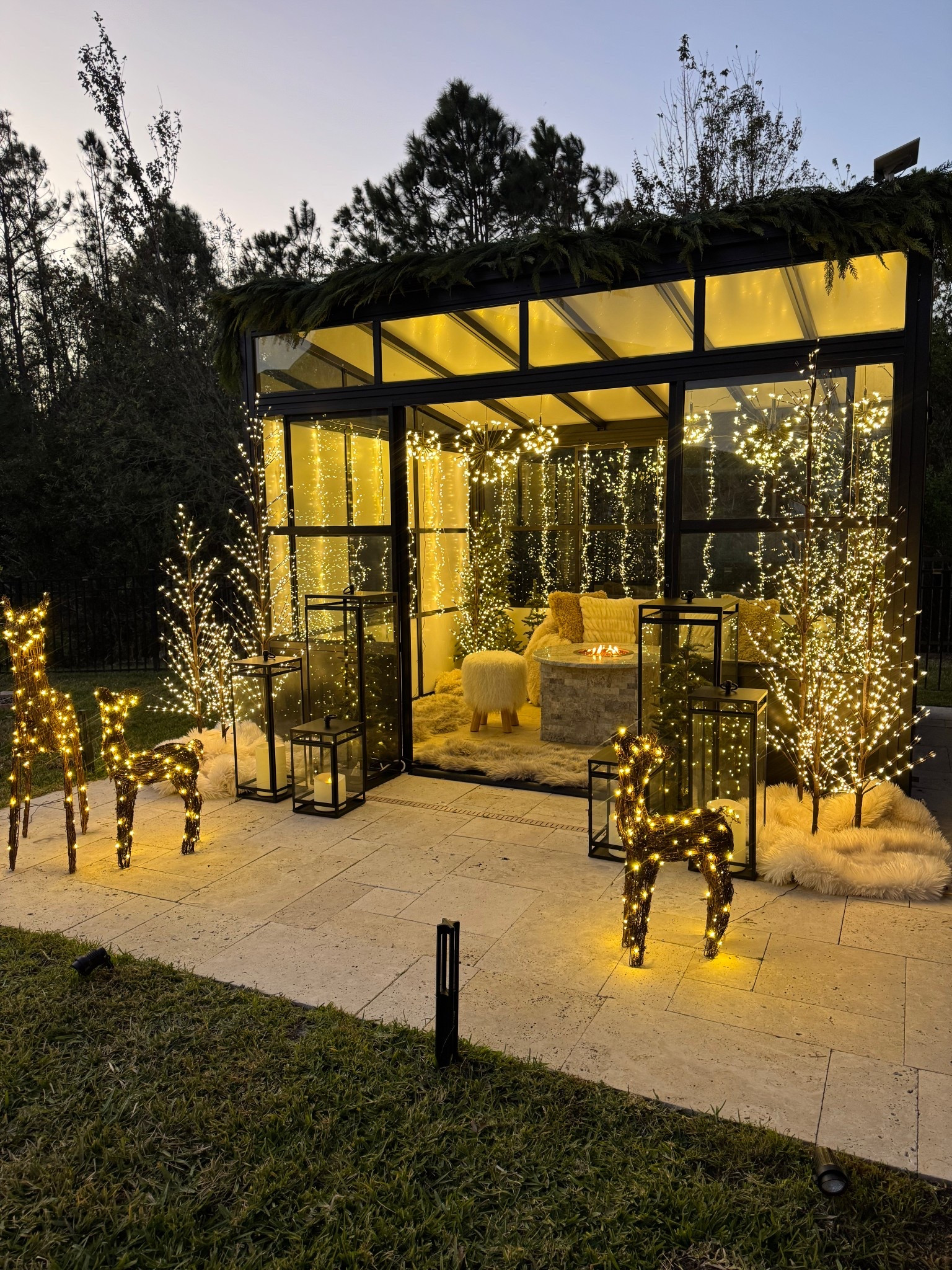 Counting down the days until this space looks like this again! My highly sought after twinkling wick trees are back in stock!

#LTKFindsUnder100 #LTKHome #LTKSeasonal