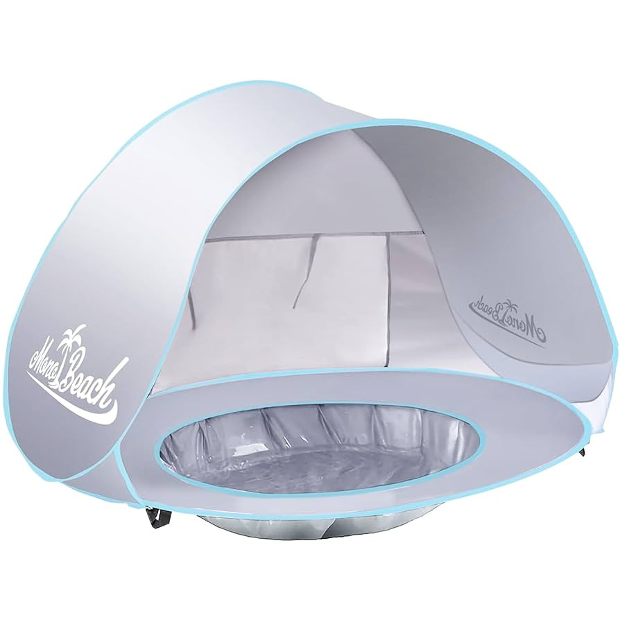 Monobeach Baby Beach Tent Pop Up Portable Shade Pool UPF50+ UV Protection Sun Shelter for Infant ... | Amazon (US)