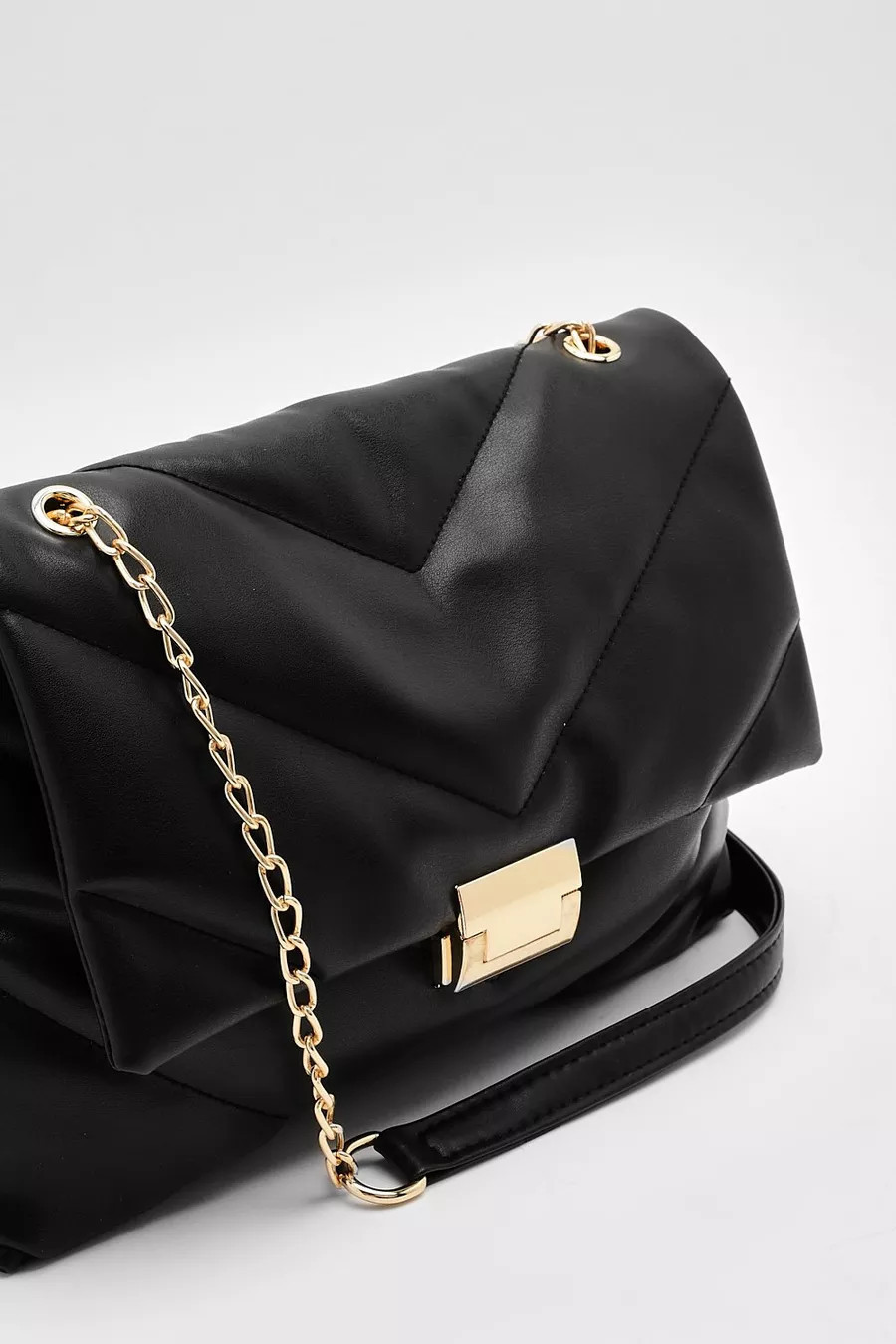 Arrow Quilted Cross Body Bag | Boohoo.com (US & CA)