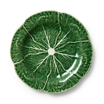 Le Jardin Cabbage 3-D Salad Plate 9" – Sculpted Green Stoneware Leaf Plate – Seasonal Spring & Summer Tableware for Fresh, Nature-Inspired Dining and | Wayfair North America
