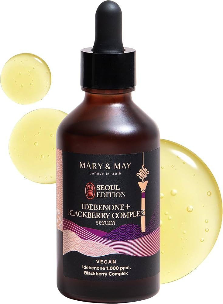 Mary&May SEOUL EDITION Idebenone Blackberry Complex Serum - Korean Anti Aging Face Serum for Skin... | Amazon (US)