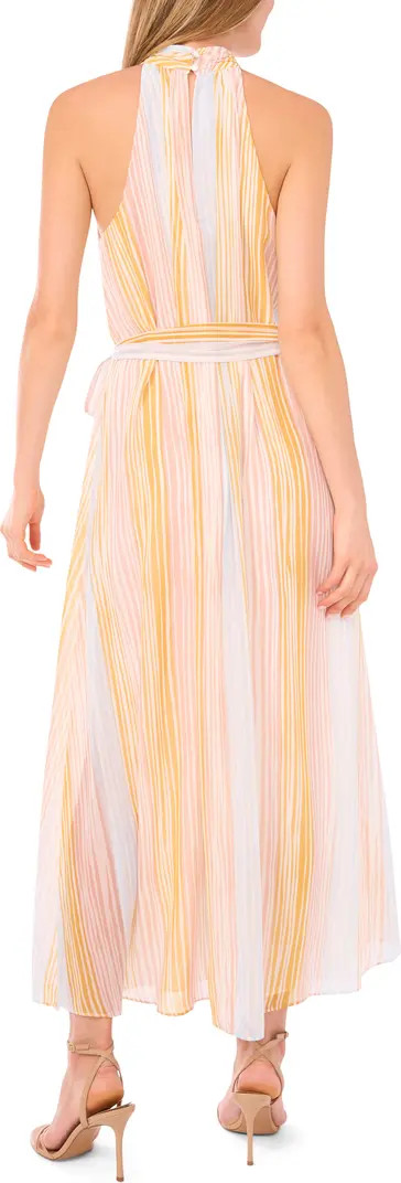 Belted Halter Neck Maxi Dress | Nordstrom