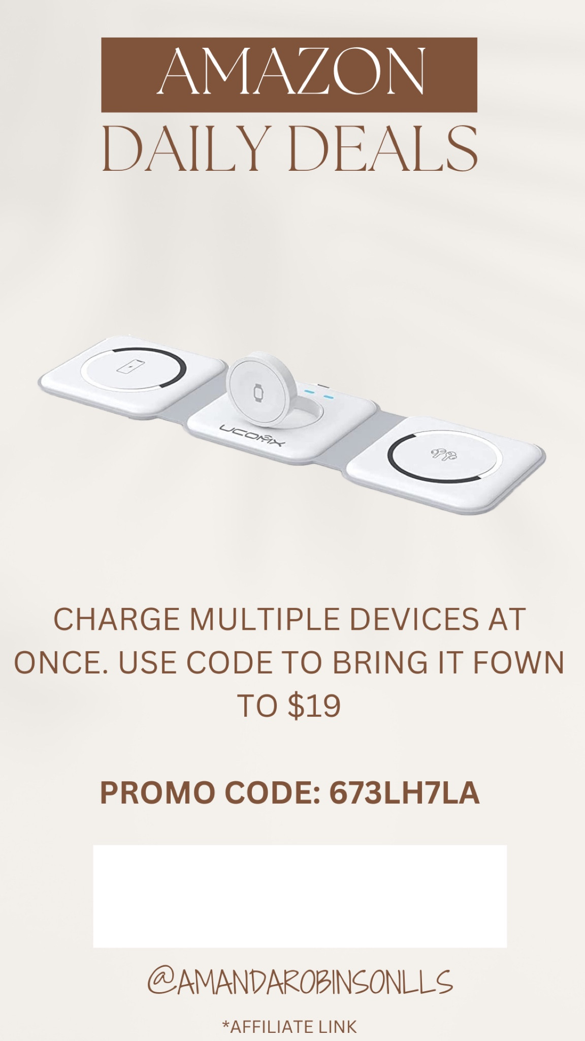 Amazon Daily Deals
Charging station, charge multiple devices at once 

#LTKsalealert