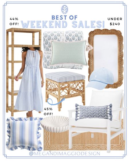 New coastal home roundup for the best of weekend sale finds!! This rattan and glass bookcase is 44% OFF!! 🤯 and this striped ottoman now 45% OFF!! 👏🏻👏🏻👏🏻

Love this wicker scalloped mirror now on sale 🙌🏻 and LOVE this brand new white accent chair with cane back!! 😍 you won’t believe the price!! 

#LTKhome #LTKsalealert #LTKfindsunder100