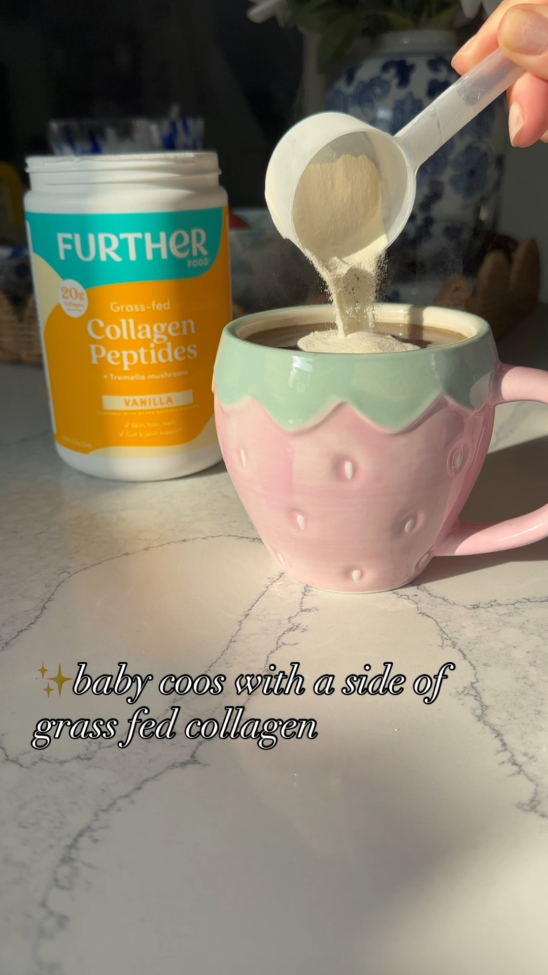 Adding Grass Fed Collagen to my coffee by @furtherfood #furtherfood 🫶🏼✨

#LTKFindsUnder50 #LTKBeauty
