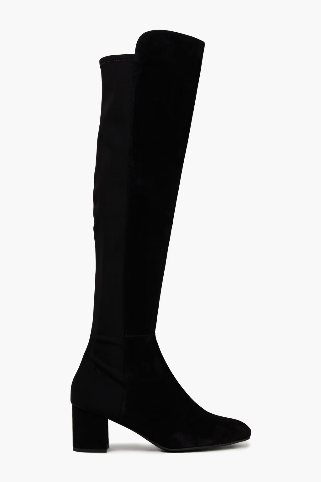 Gillian stretch-suede and neoprene knee boots | The Outnet (US and CA)