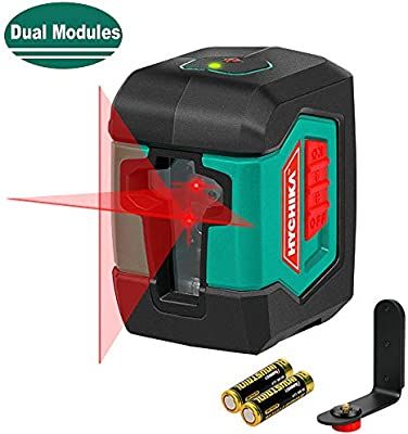 Laser Level, HYCHIKA 50 Feet Line Laser with Dual Modules, Switchable Self-Leveling Vertical and ... | Amazon (US)