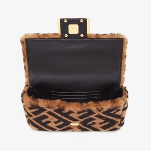 Fendi Baguette Mini shearling sheepskin bag | Poshmark