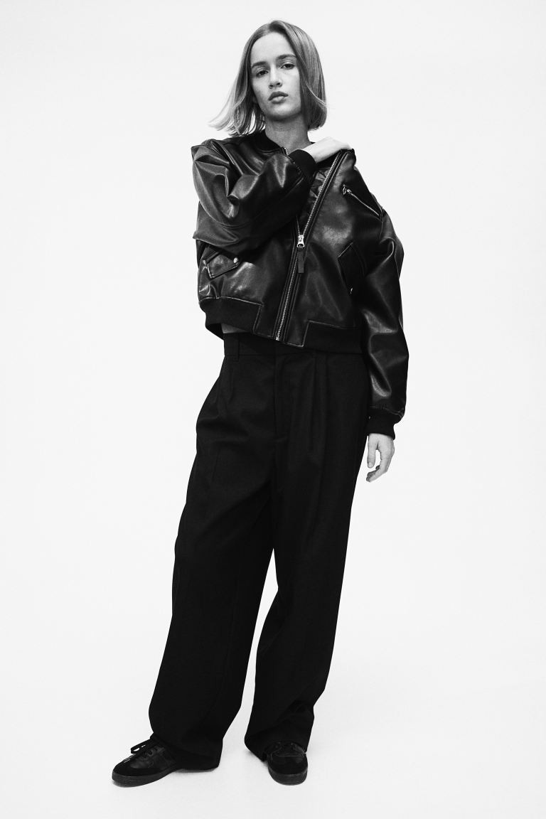 Coated bomber jacket | H&M (UK, MY, IN, SG, PH, TW, HK)