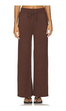 eberjey Recycled Sweater Pant in Chocolate from Revolve.com | Revolve Clothing (Global)