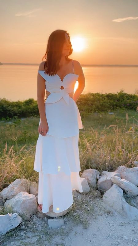 CODE: ANTHROLTK20 for 20% off my dress today!! 
Gorgeous white dress, beach dress, bridal dress, vacation dress, resort wear 

#LTKtravel #LTKxAnthro #LTKwedding