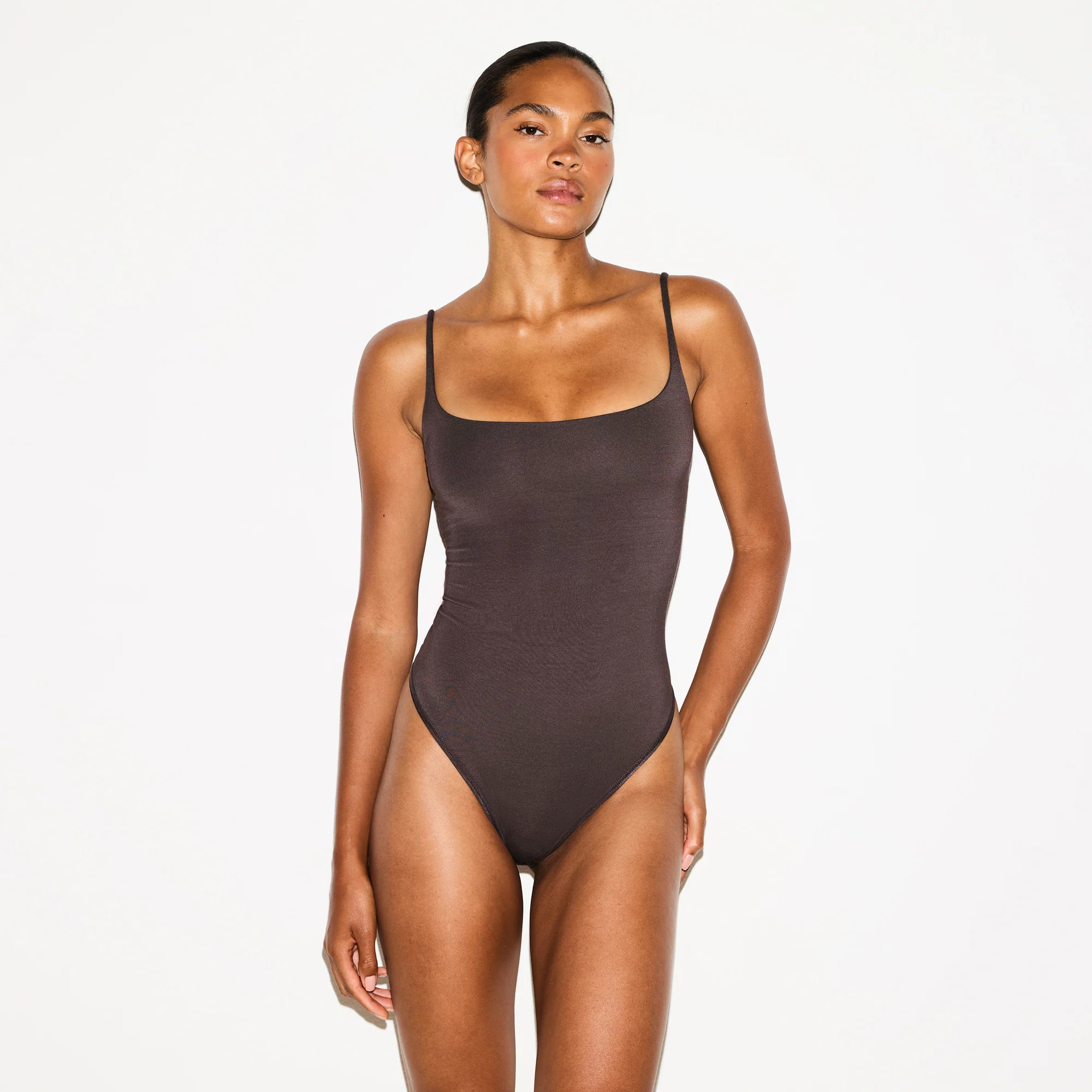 SKIMS Scoop Neck Bodysuit | Deep Neutral | 3XL | Smooth Layers | SKIMS (US)