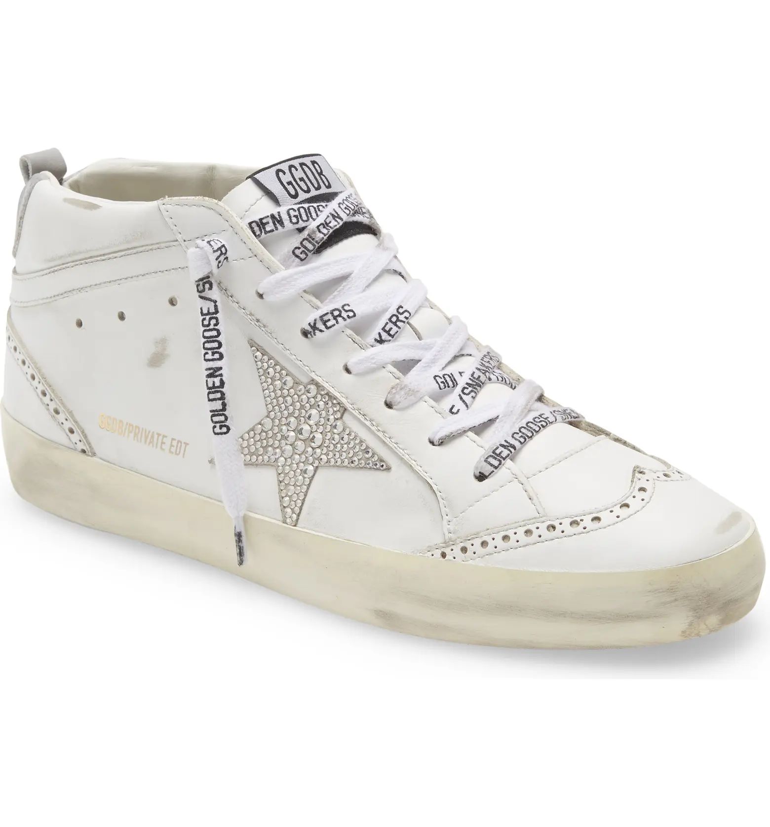 Golden Goose Midstar Crystal Embellished Sneaker | Nordstrom | Nordstrom