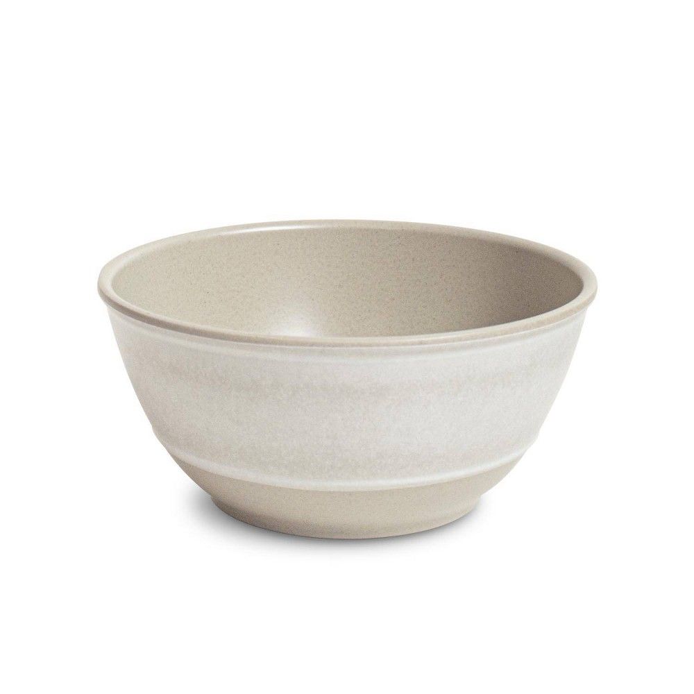 25oz Melamine and Bamboo Cereal Bowl White - Threshold | Target