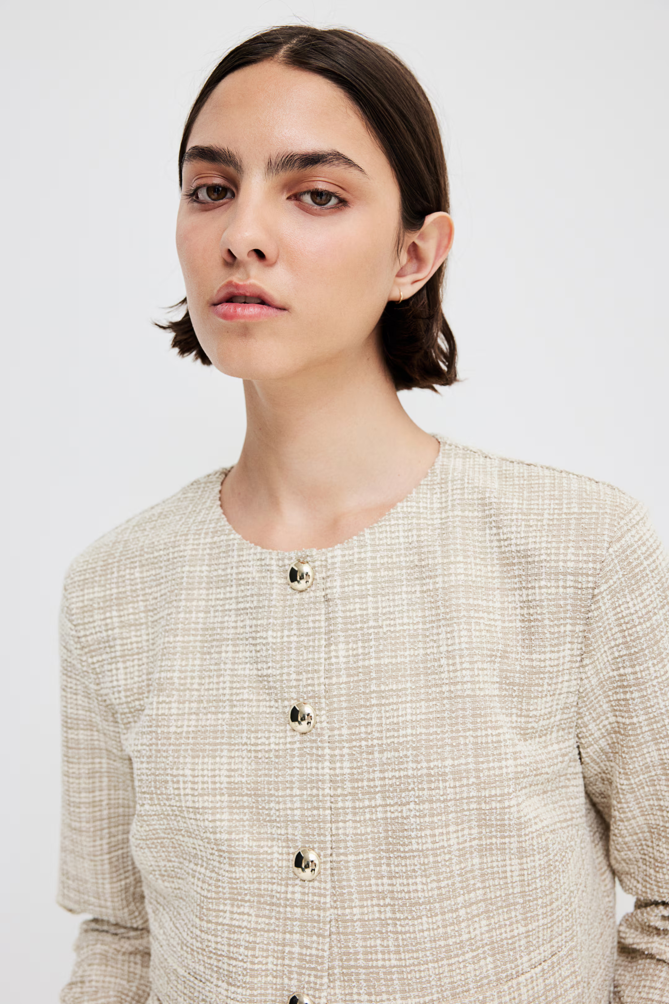 Shoulder-Pad Cardigan | H&M (US + CA)