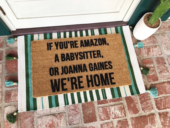 Joanna Gaines We're Home- Doormat - Doormats - Welcome Mat - Custom Doormat - Funny Doormat - Sho... | Etsy (US)