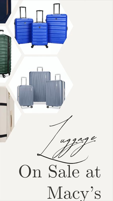 Are you ready spring and summer travel? Does your luggage need an upgrade? Check out these luggage deals at Macy’s! 

#LTKsalealert #LTKtravel #LTKSpringSale