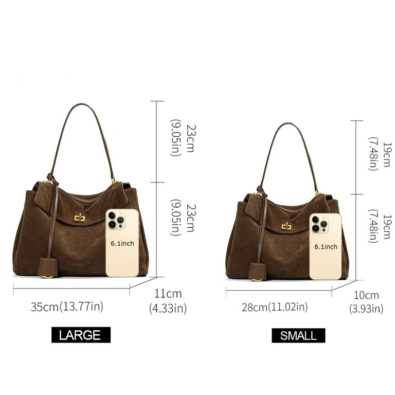 Soft Genuine Leather Rodeo Women's Bag Large Capacity Handbag Underarm Bag Casual Lazy Bag Niche ... | Walmart (US)