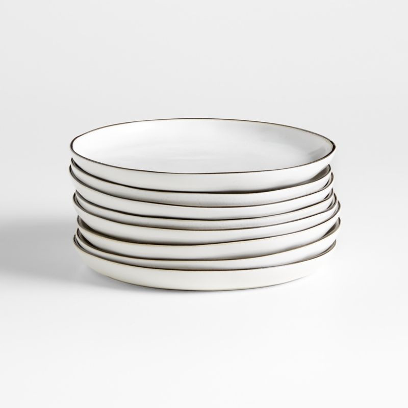 Range Salad Plates, Set of 8 + Reviews | Crate & Barrel | Crate & Barrel