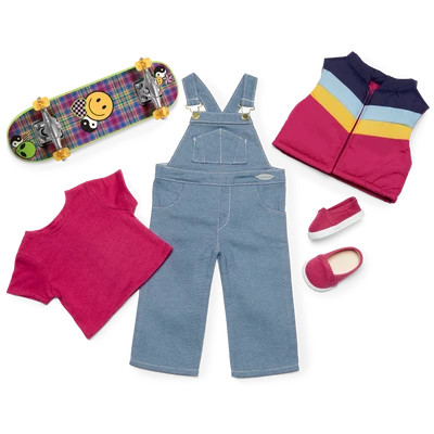 Nicki’s™ Skateboarding Outfit for 18-inch Dolls (Historical Characters) | American Girl