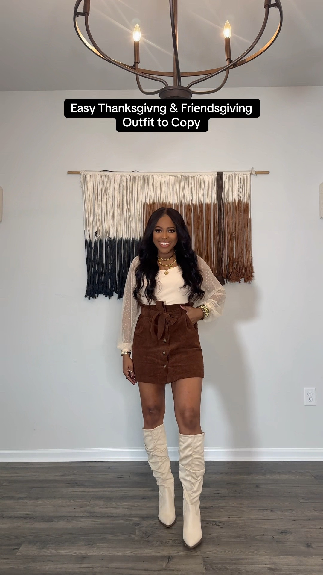 Thanksgiving/friendsgiving outfit idea

#LTKHoliday