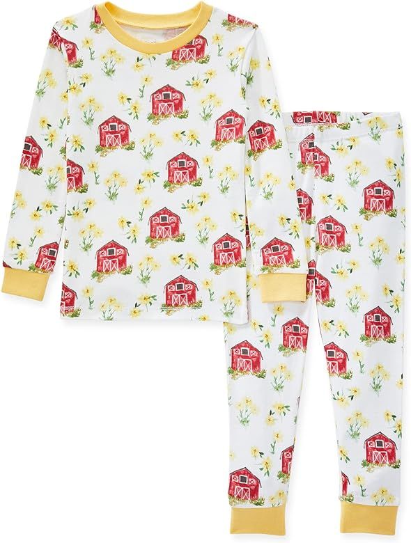 Amazon.com: Burt's Bees Baby baby girls Pajamas, Tee and Pant 2-piece Pj Set, 100% Organic Cotton... | Amazon (US)
