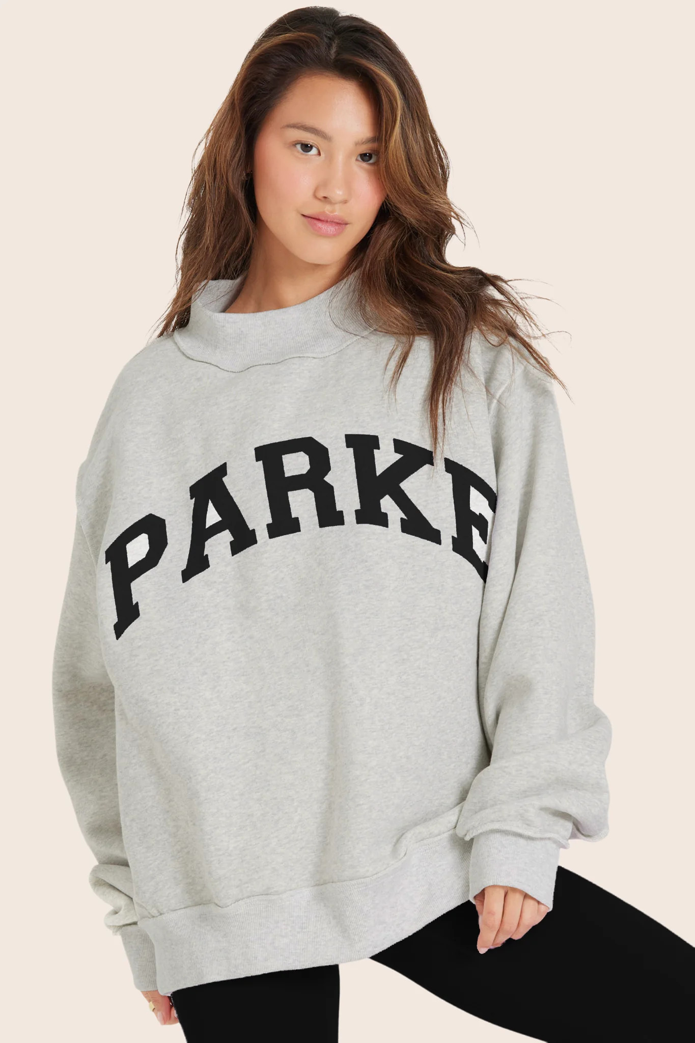 SET X PARKE REVERSIBLE VARSITY MOCKNECK - PARKE HEATHER GREY | SET Active