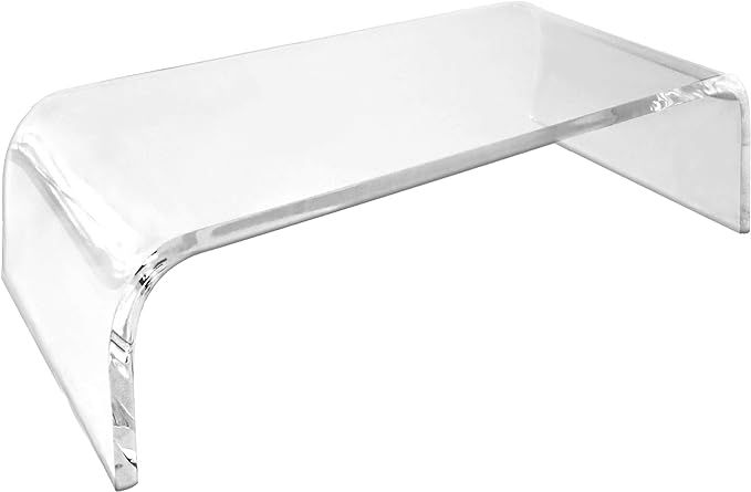 Amazon.com: AMT Premium Acrylic Monitor Stand Clear Monitor Stand Clear Monitor Riser Laptop/PC/M... | Amazon (US)