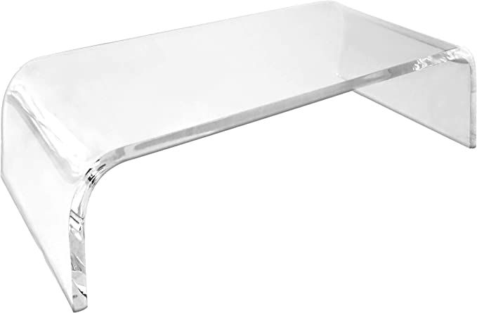 Amazon.com: AMT Premium Acrylic Monitor Stand Clear Monitor Stand Clear Monitor Riser Laptop/PC/M... | Amazon (US)