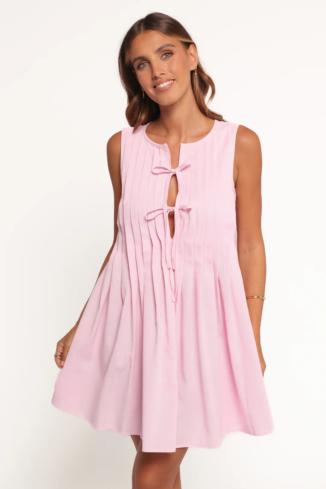 Madeline Mini Dress - Pale Pink | Petal & Pup (US)