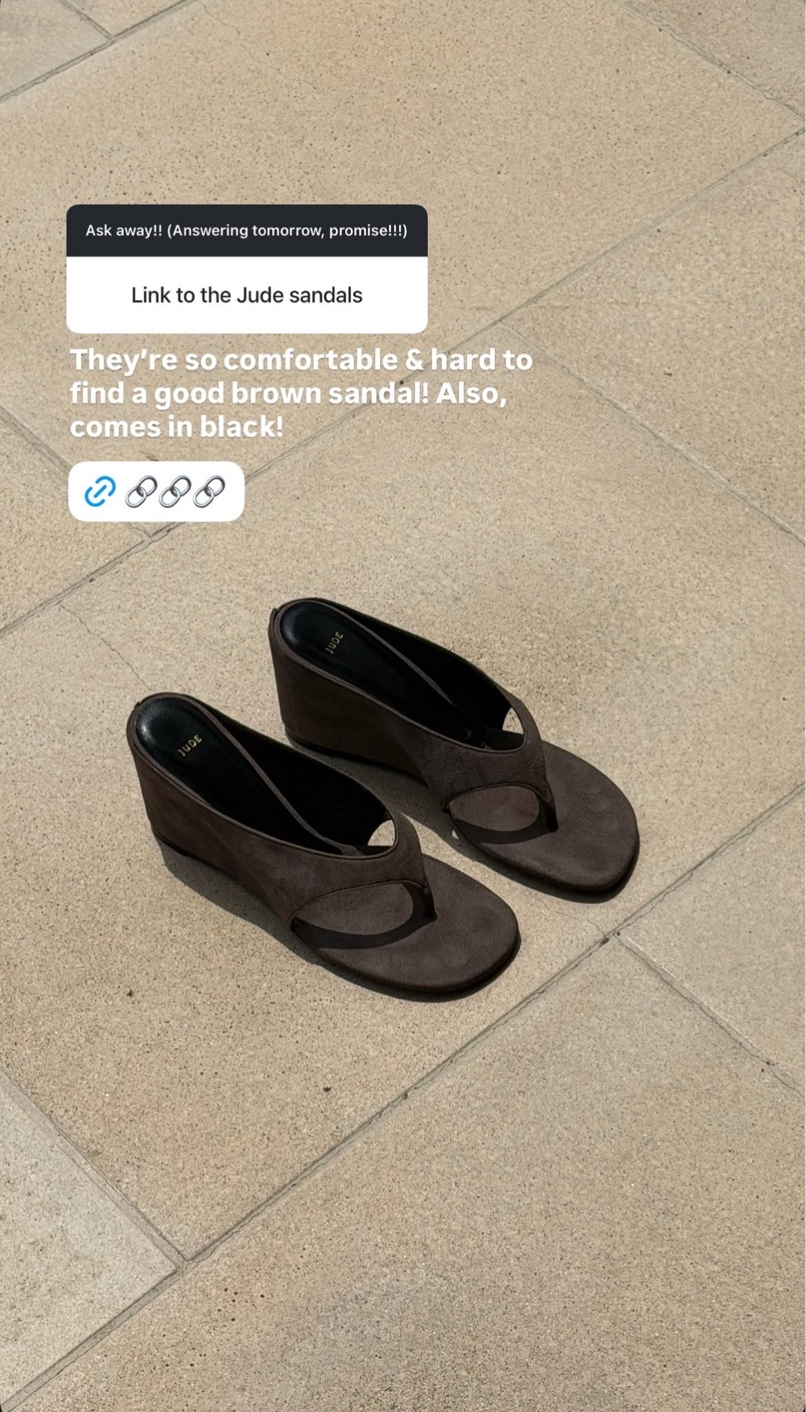 Jude sandals — They're so comfortable & hard to find a good brown sandal! Also, comes in black!

Linking similar thong wedge sandals for summer, too. ✨

#LTKootd #LTKgrwm #LTKdayinmylife