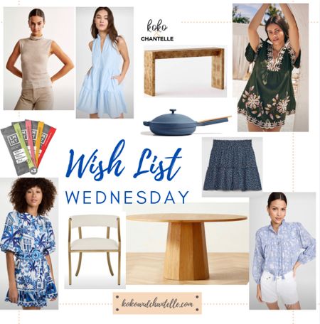 Happy Wishlist Wednesday friends! The kids are in school and I still can’t figure out what day it is! 😂 
Looks like I’m really feeling blues this season and get ready will start posting more furniture and home stuff since that’s what I’m focused on at the moment 

#LTKsalealert #LTKhome #LTKstyletip