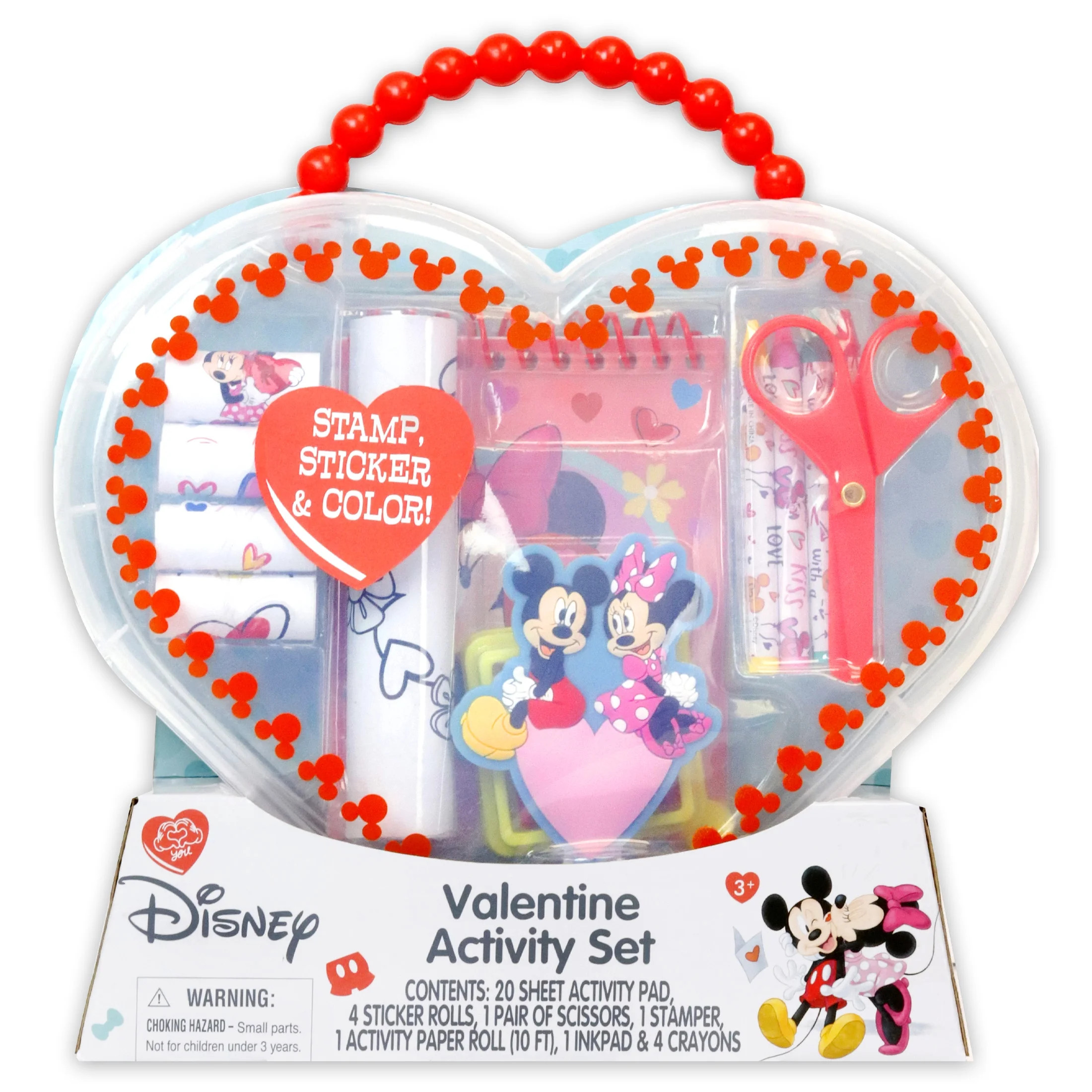Disney Minnie & Mickey Mouse Deluxe Heart Activity Craft Set, for Unisex Child Ages 3+ - Walmart.... | Walmart (US)