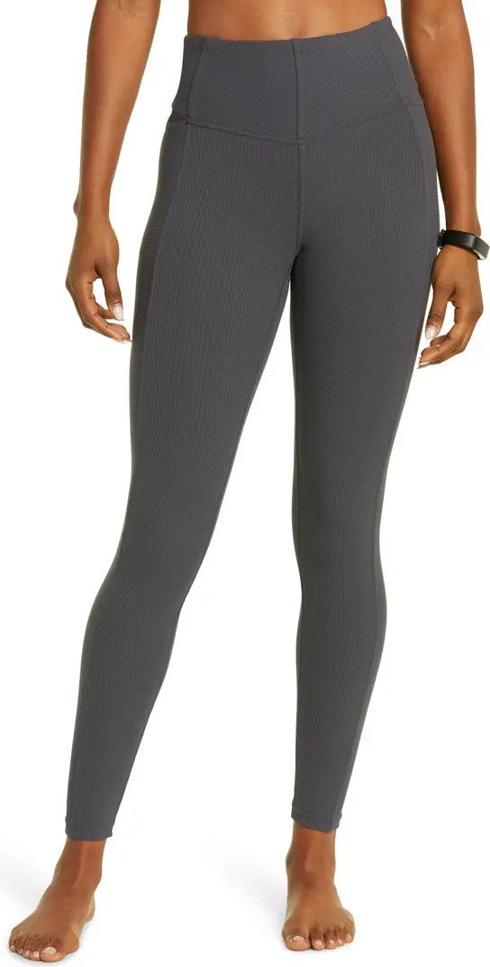 Live In Rib Pocket High Waist Leggings | Nordstrom