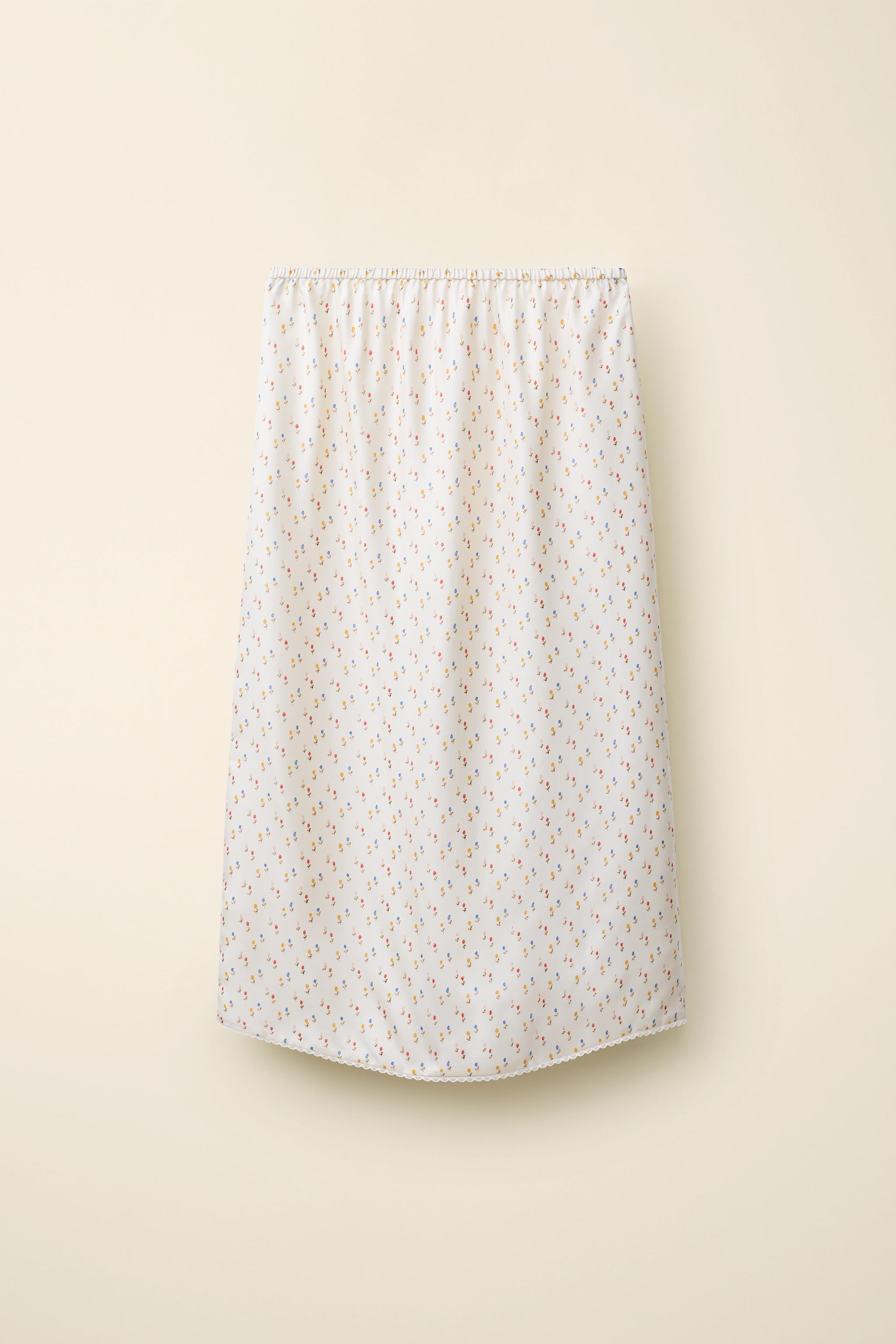 100% SILK SKIRT CREATED BY CARAMEL LONDON X ZARA | Zara US