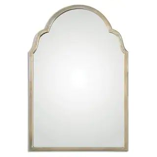 Uttermost Brayden Petite Silver Arch Decorative Wall Mirror - Champagne/Silver - 20.125x30.125x1.... | Bed Bath & Beyond