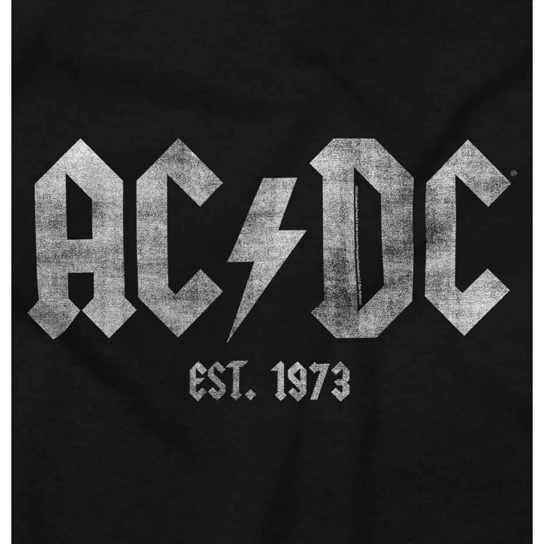 ACDC Glam Rock Metal Band Est 1973 Women's T Shirt Ladies Tee Brisco Brands | Walmart (US)