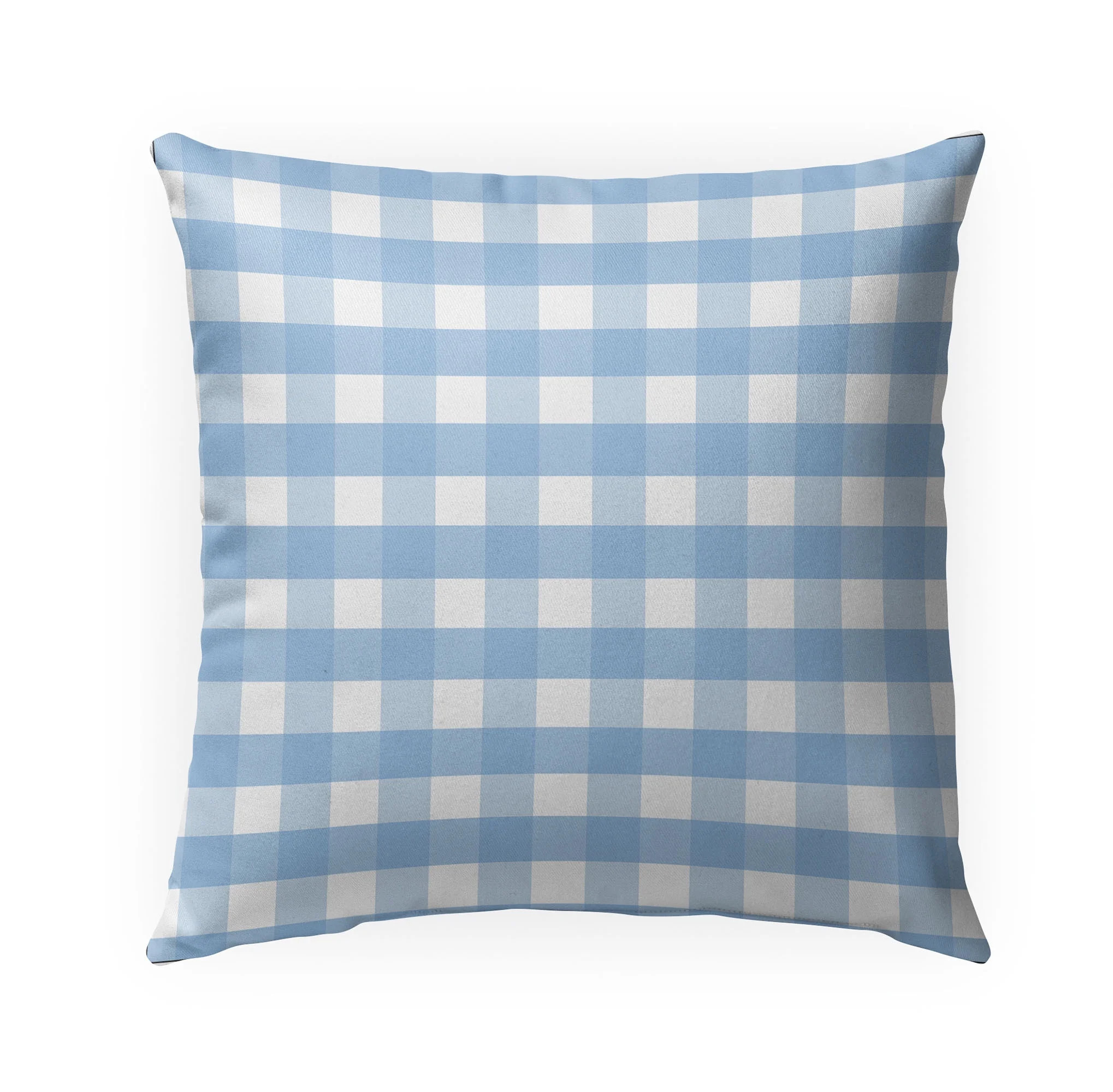 Blue Gingham Dream Outdoor Pillow by Kavka Designs | Walmart (US)