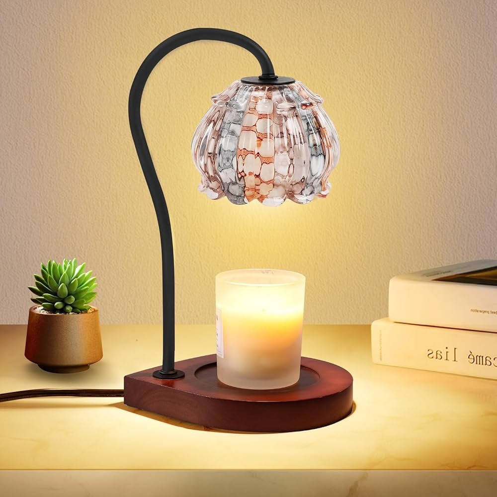 CABRHEART Candle Warmer Lamp with Timer, Dimmable Electric Candle Warmer Melter, Small & Large Ja... | Amazon (US)
