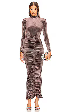 Michael Costello x REVOLVE Lana Gown in Dark Taupe from Revolve.com | Revolve Clothing (Global)