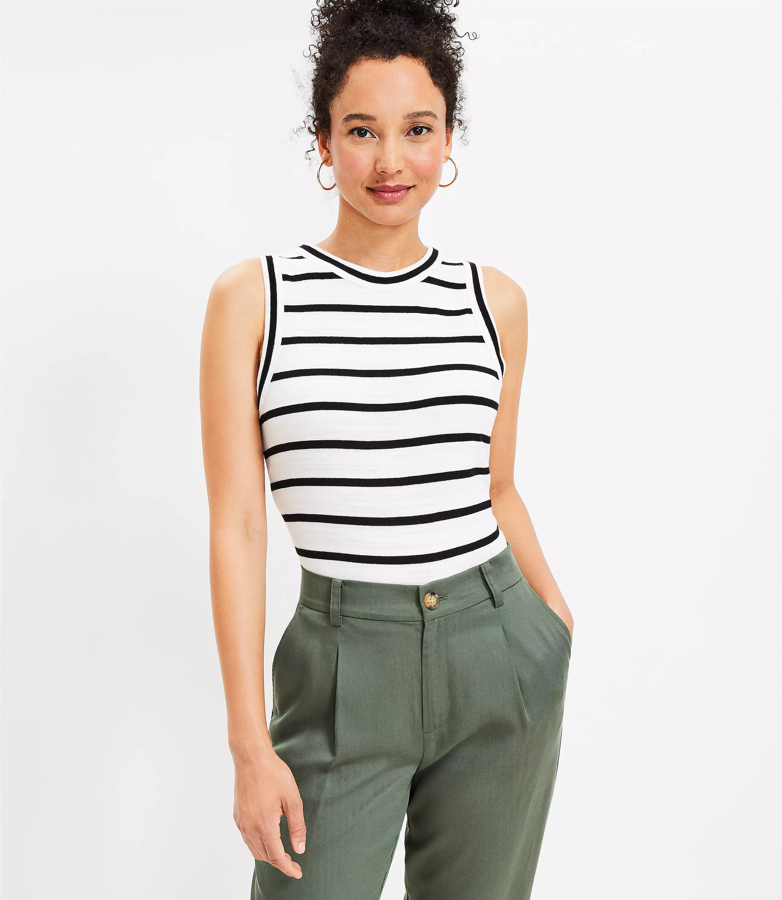 Striped Harbor Tank Top | LOFT