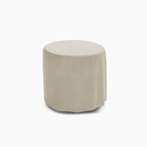 Porto Outdoor Round Side Table Protective Cover | West Elm (US)