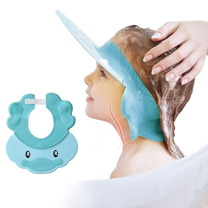 Baby Shower Cap Visor with Ear Protection for Bathing Washing Hair, Maydolly Adjustable Safe Wate... | Amazon (US)
