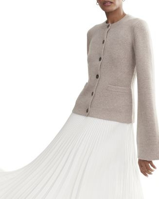 Cooper Wool Blend Crewneck Cardigan Sweater | Bloomingdale's (US)