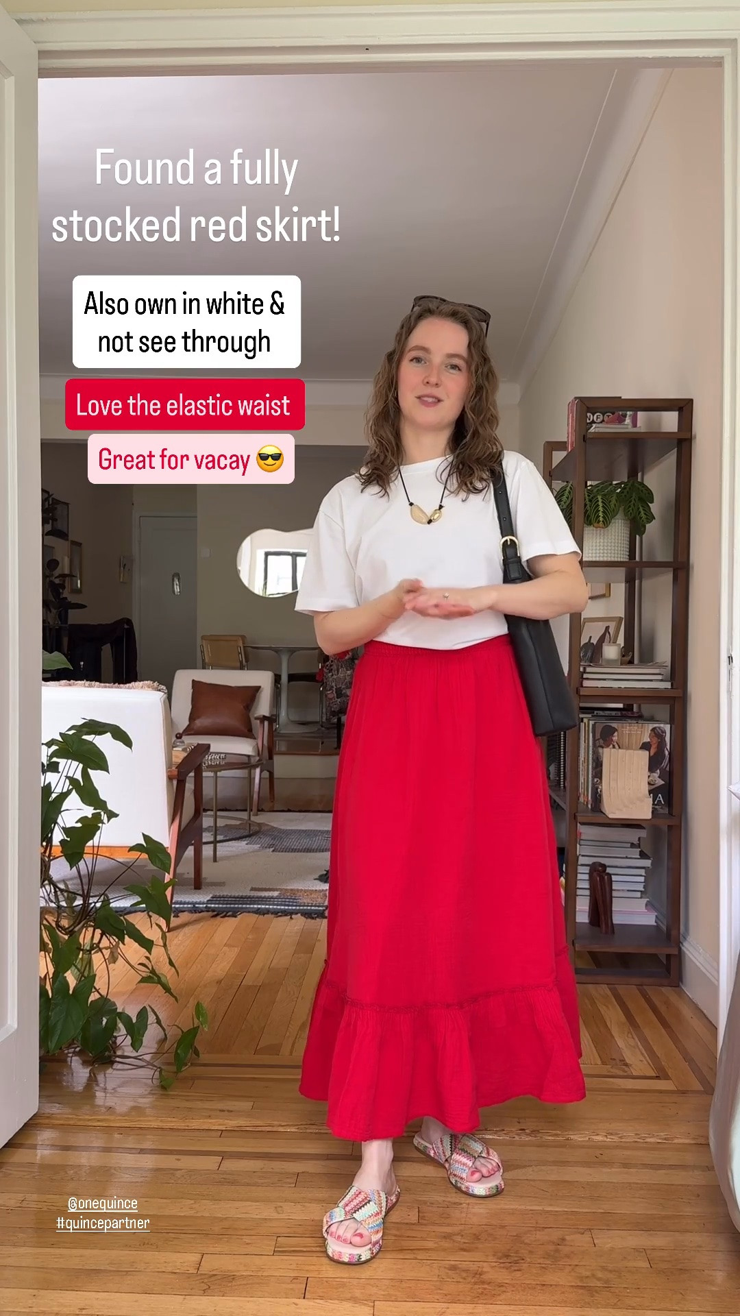 @Quince summer outfits. Cotton & free shipping. Wearing xs in elastic waist skirt. I’m 5ft 2 #quincepartner

#LTKSeasonal