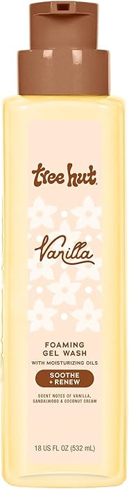 Tree Hut Vanilla Body Wash, Hydrating & Moisturizing Shower Gel with Shea Butter & Essential Oils... | Amazon (US)